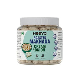 Heeva Roasted Makhana  Cream & Onion Flavour 100g