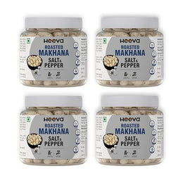 Heeva Roasted Makhana Salt & Pepper Flavour 100g