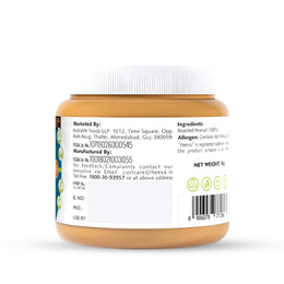 Heeva All Natural Crunchy Peanut Butter 1kg | 28g Protein | Unsweetened Heeva.India