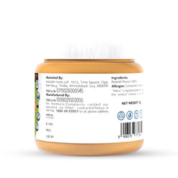 Heeva All Natural Creamy Peanut Butter 1kg | 28g Protein | Unsweetened | Healthy Vegan Spread Heeva.India